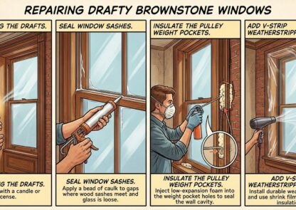 How to Fix Drafty Windows in Century-Old Brownstones